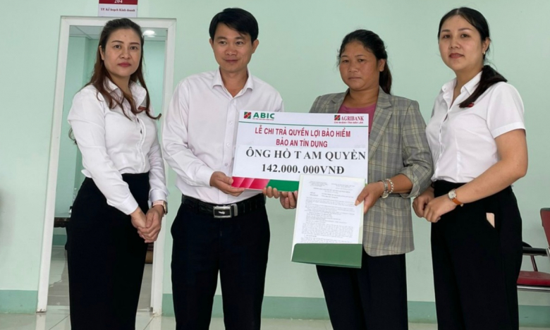 ABIC Đắk Lắk chi trả quyền lợi Bảo hiểm Bảo an tín dụng cho khách hàng