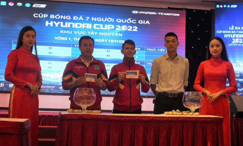 Ra mắt Cup bóng đá 7 người quốc gia Huyndai Cup 2022 khu vực Tây Nguyên