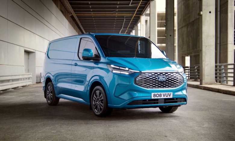 Ford E-Transit Custom 2024 - thiết kế táo bạo, thể thao