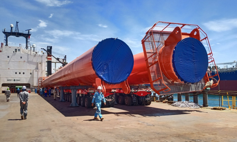 Trungnam SMC vận chuyển thành công kiện hàng siêu khủng với trọng lượng lên đến 2,461 tấn