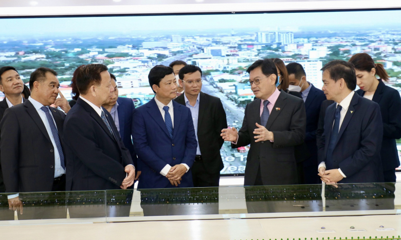 Phó Thủ tướng Singapore thăm khu công nghiệp VSIP I - Bình Dương