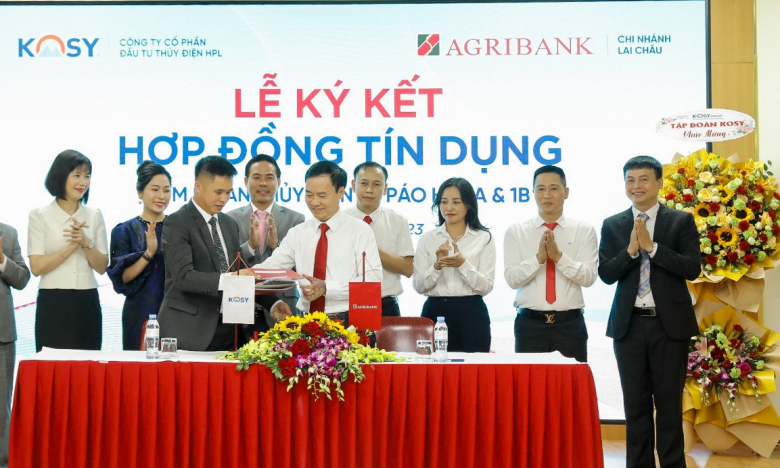 Ngân hàng Agribank tài trợ tín dụng gần 600 tỷ đồng cho cụm dự án Thủy điện Tả Páo Hồ của Tập đoàn Kosy