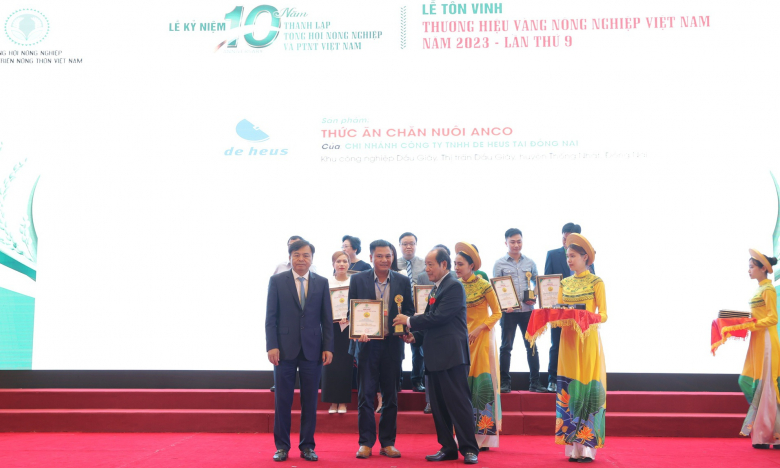 ANCO tự hào được vinh danh 'Thương hiệu Vàng nông nghiệp Việt Nam' năm 2023