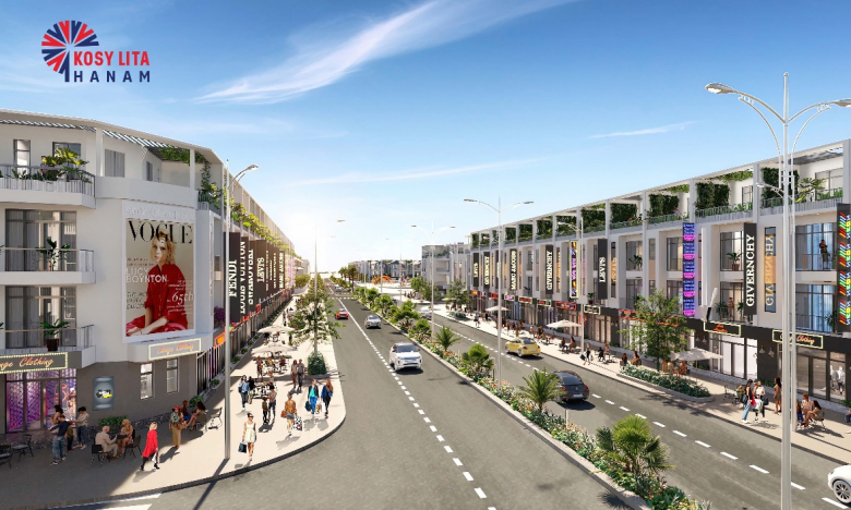 Tính kết nối hoàn hảo gia tăng giá trị shophouse Kosy Lita Ha Nam