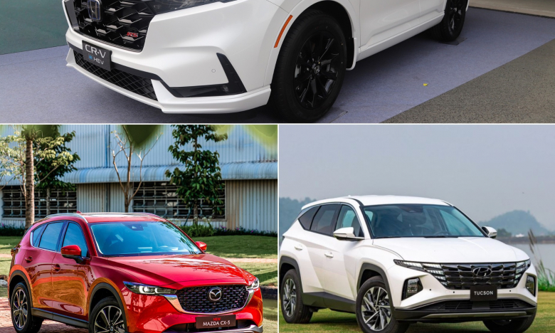 So sánh Honda CR-V 2024, Hyundai Tucson, Mazda CX-5, xe nào nổi bật hơn?