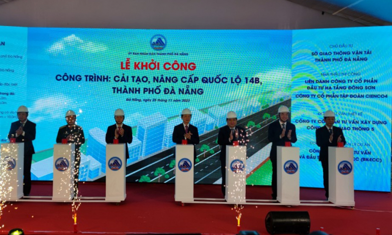 Liên danh Đông Sơn - Cienco4 thi công gói thầu gần 500 tại dự án nâng cấp quốc lộ 14B