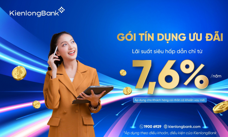 KienlongBank tích cực triển khai các chương trình vay vốn ưu đãi với lãi suất hấp dẫn