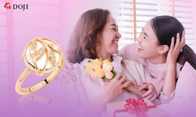 Mừng ngày 8/3, DOJI đồng hành cùng hàng triệu người gửi lời cảm ơn trân quý tới một nửa yêu thương
