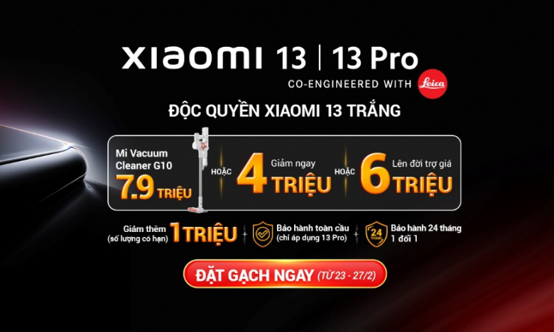 CellphoneS mở đặt hàng Xiaomi 13 series với nhiều quà tặng hấp dẫn
