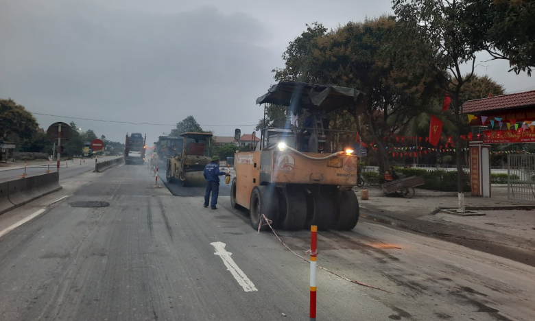 Tập đoàn Cienco4 dồn lực duy tu QL1 qua Nghệ An, Hà Tĩnh
