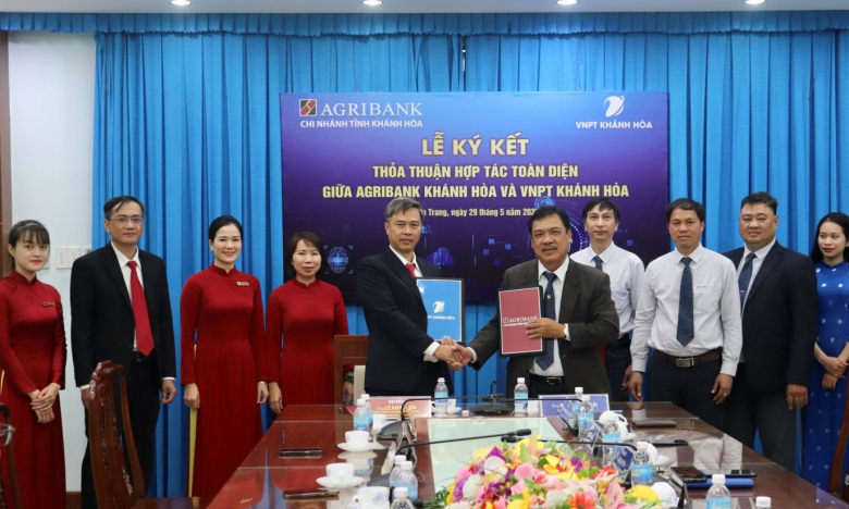 Agribank Chi nhánh tỉnh Khánh Hòa ký kết thỏa thuận hợp tác toàn diện với VNPT Khánh Hòa 