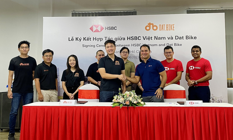 HSBC và Dat Bike hợp tác chiến lược, hỗ trợ startup Việt vươn mình ra thế giới