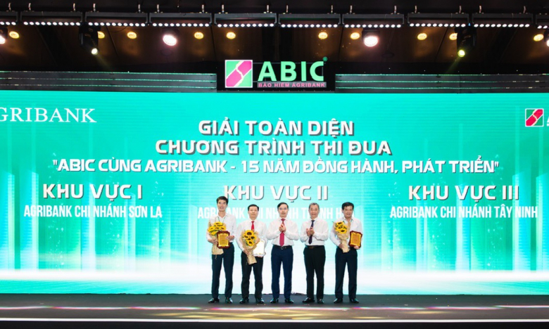 102 tổng đại lý đạt giải thưởng Chương trình thi đua “ABIC cùng Agribank – 15 năm đồng hành, phát triển' 