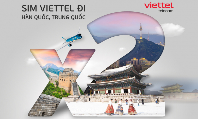 Ưu đãi hè 2023: nhân đôi lưu lượng data khi đi Hàn Quốc, Trung Quốc với mức giá không đổi