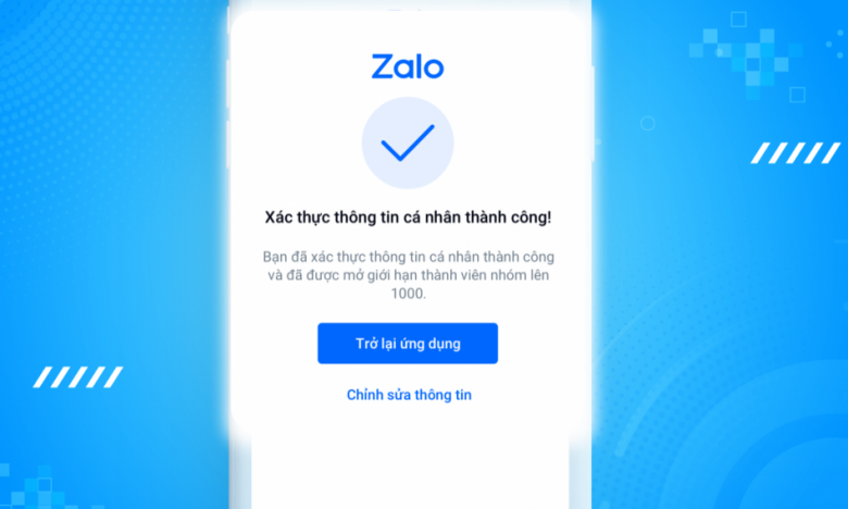 Cách thay đổi thông tin xác thực Zalo để bảo vệ tài khoản cá nhân