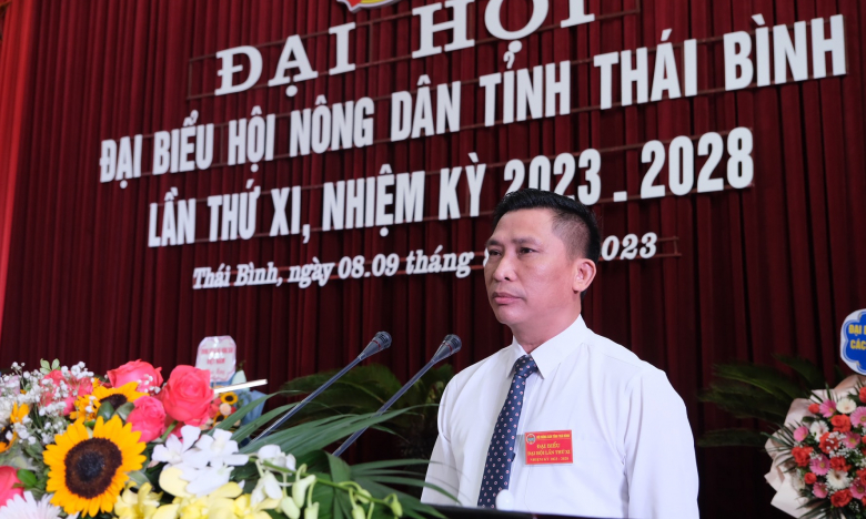 Tỷ phú nuôi gà Thái Bình là nông dân duy nhất được bầu tham gia BCH HND tỉnh hiến kế đổi mới công tác Hội