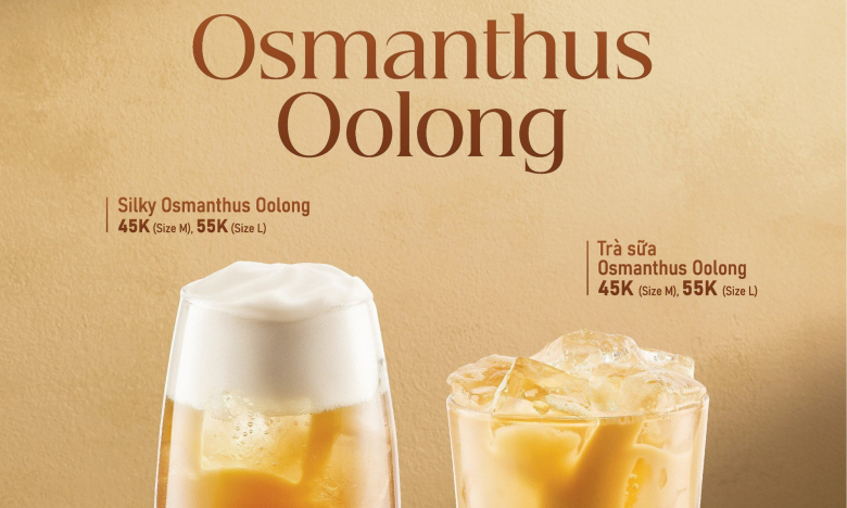 Tuyệt phẩm mùa thu mới từ Phúc Long – Oolong Osmanthus