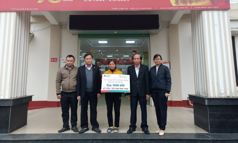 Thừa Thiên Huế: ABIC chi trả hơn 300 triệu đồng bảo hiểm Bảo an tín dụng cho khách hàng