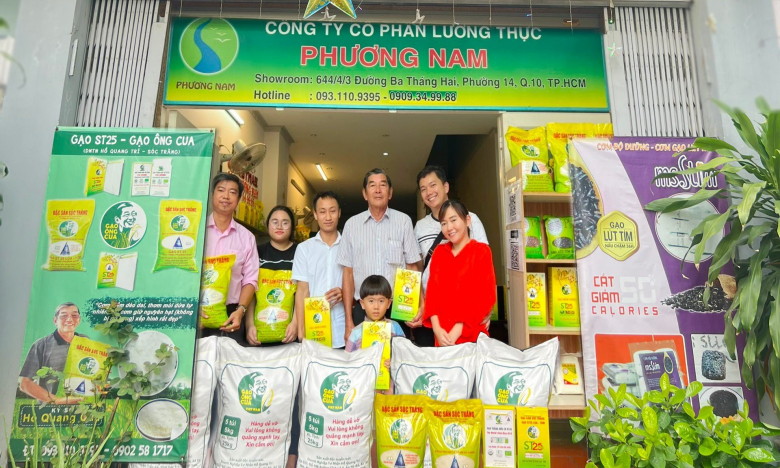 Cửa hàng uỷ quyền chính hãng gạo ST25 Ông Cua tại TP.HCM