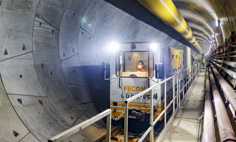 Sau 3 tháng ở độ sâu 20 mét, robot khổng lồ đang làm gì ở tuyến metro Nhổn - ga Hà Nội?