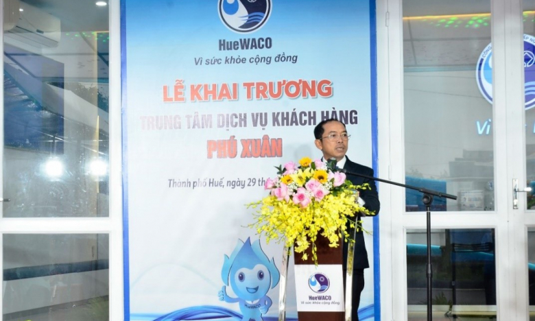 HueWACO khai trương Trung tâm dịch vụ khách hàng Phú Xuân và khánh thành hệ thống cấp nước phân tán 