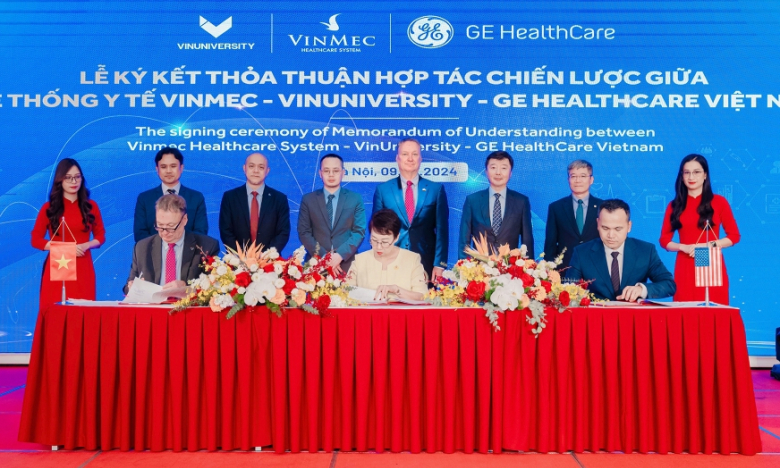 Vinmec - VinUni - GE HealthCare hợp tác đào tạo thực hành y khoa chuẩn quốc tế