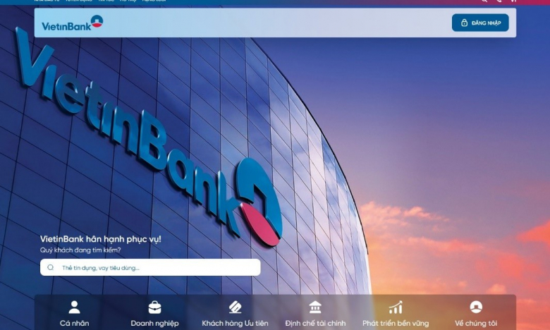 Vietinbank ra mắt website mới