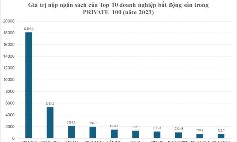 Nộp ngân sách 32.000 tỷ đồng: Vinhomes chiếm 56,5%, xuất hiện 'tay chơi' trẻ tuổi