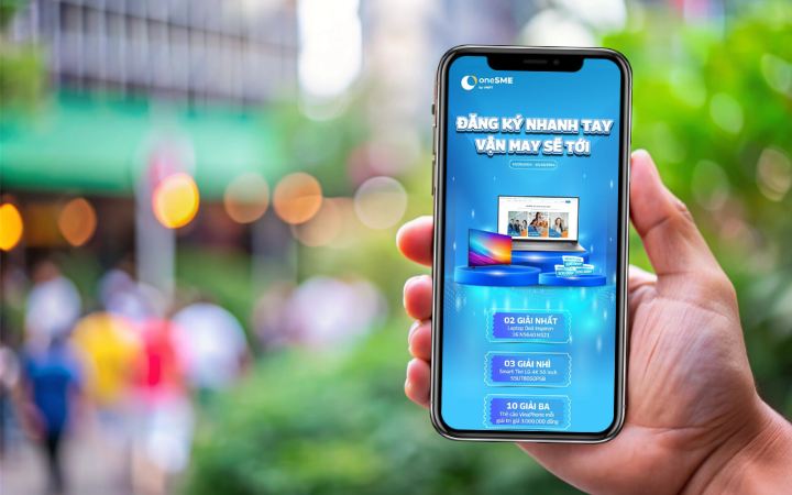 'oneSME: Đăng ký nhanh tay - Vận may sẽ tới'- Cuối năm, nắm bắt cơ hội thành công cùng VNPT