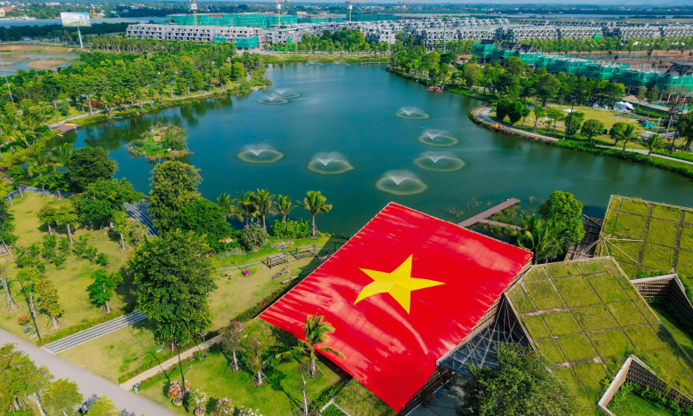 Công viên xanh Eco Central Park thu hút hơn 20.000 du khách dịp nghỉ lễ 2/9