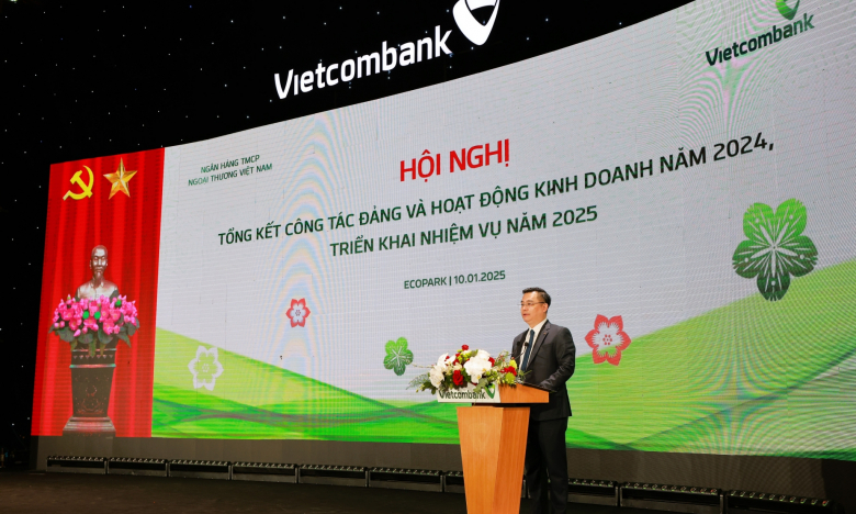 Vietcombank báo lãi cao nhất ngành ngân hàng trong năm 2024