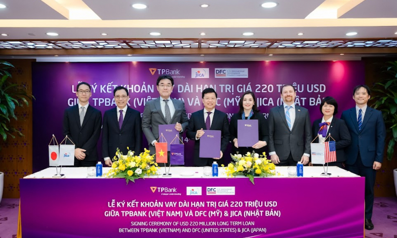 TPBank nhận khoản vay 220 triệu USD từ DFC và JICA