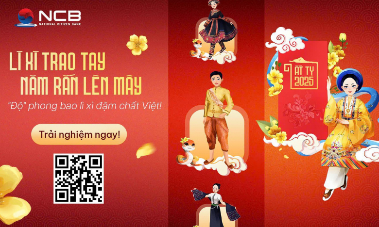 Chào Xuân mới, NCB tung ưu đãi hấp dẫn, lì xì online cực chất