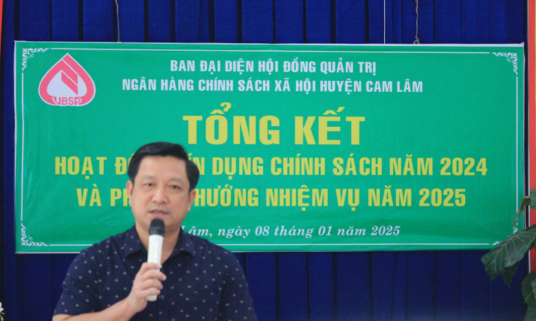 Tổng dư nợ ủy thác NHCSXH huyện Cam Lâm (Khánh Hòa) đạt trên 622,2 tỷ đồng 