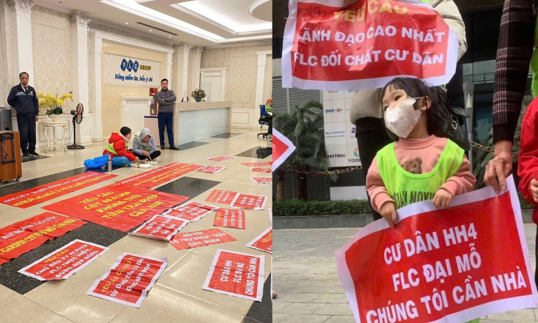Đến hẹn lại lên, FLC tiếp tục thất hứa bàn giao, người dân đội mưa đi đòi nhà ở xã hội