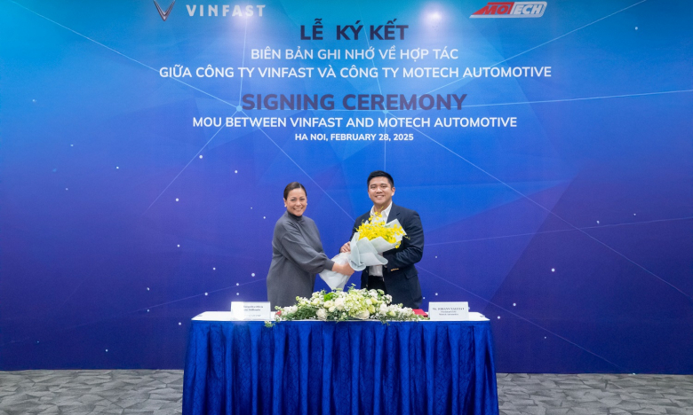 VinFast ký kết MOU với motech về việc khai thác
mạng lưới xưởng dịch vụ tại Philippines