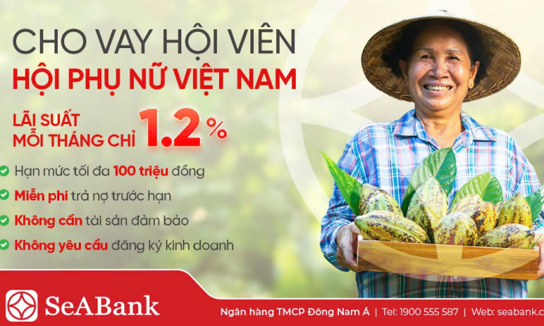 SeABank triển khai gói vay tín chấp 300 tỷ đồng lãi suất ưu đãi dành cho phụ nữ
