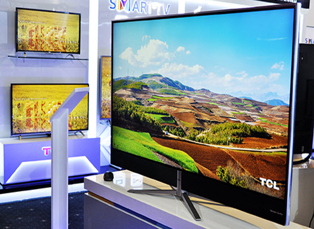 TCL trình làng TV 4K và màn hình cong công nghệ lượng tử