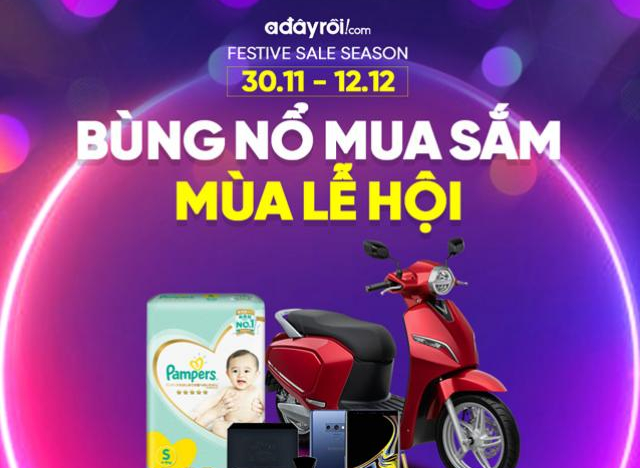 Adayroi tung chương trình siêu ưu đãi, giảm giá 50%++ dịp cuối năm