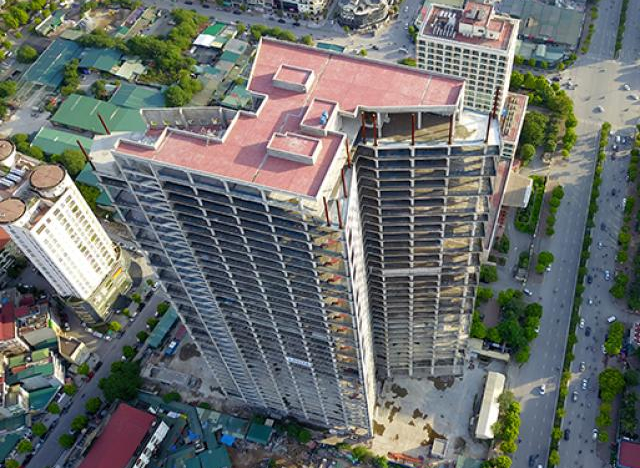 Hà Nội: Trụ sở nghìn tỷ trên 'đất vàng' của Vinacomin 2 năm 'bất động”